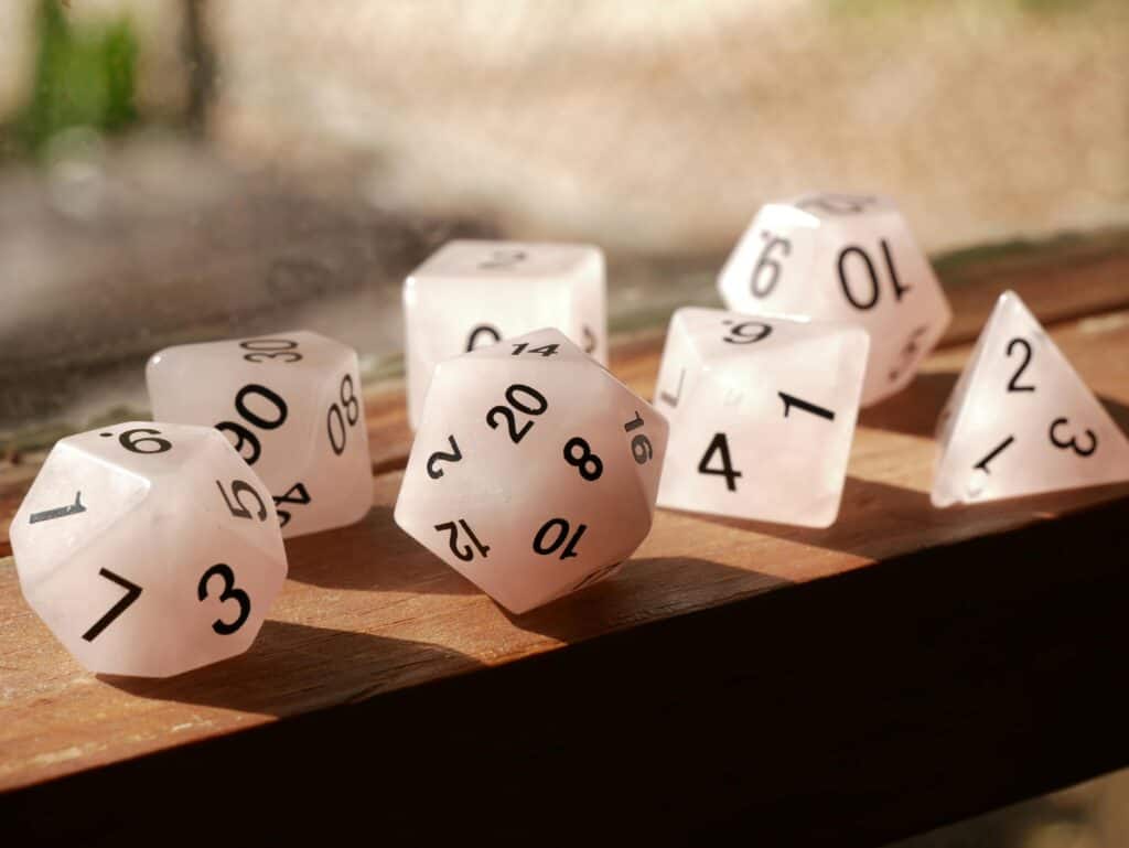 dungeons and dragons dice