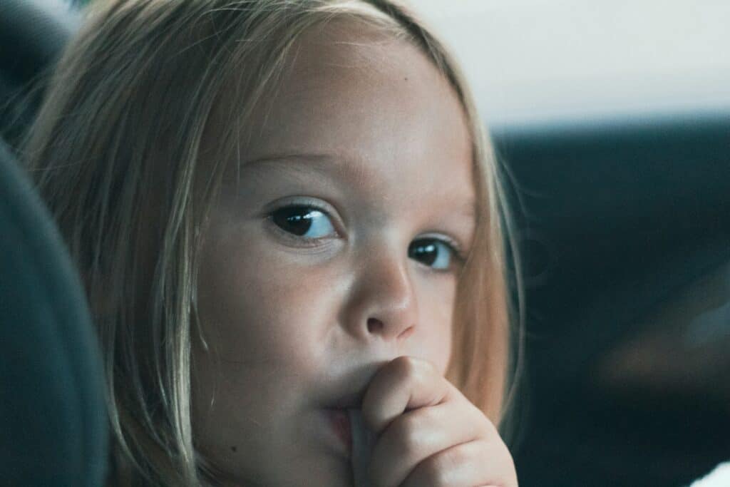 child sucking thumb