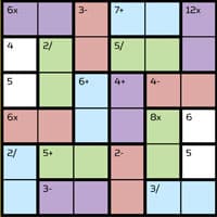Mystery Math Squares -- July '16