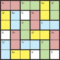 Mystery Math Squares -- June '17