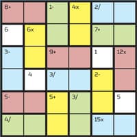 Mystery Math Squares: Sept '18