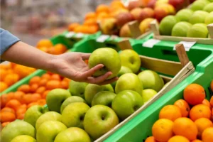 To stay healthy year round, choose nutritious foods such as fresh apples