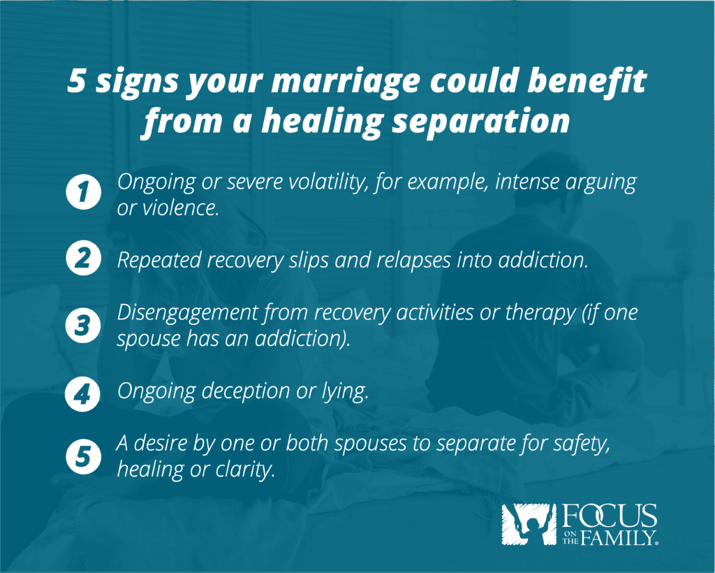 Why and How to Pursue a Healing Separation - Focus on the Family