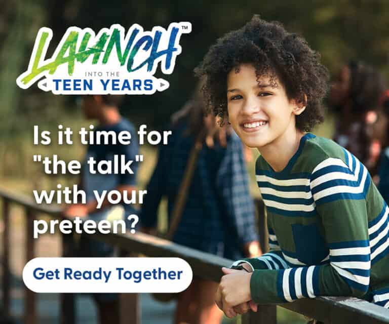 Ad for Focus on the Family's Launch Into the Teen Years