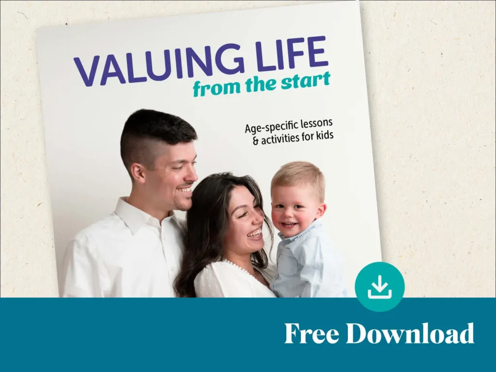 Ad for valuing life from the start Pdf download