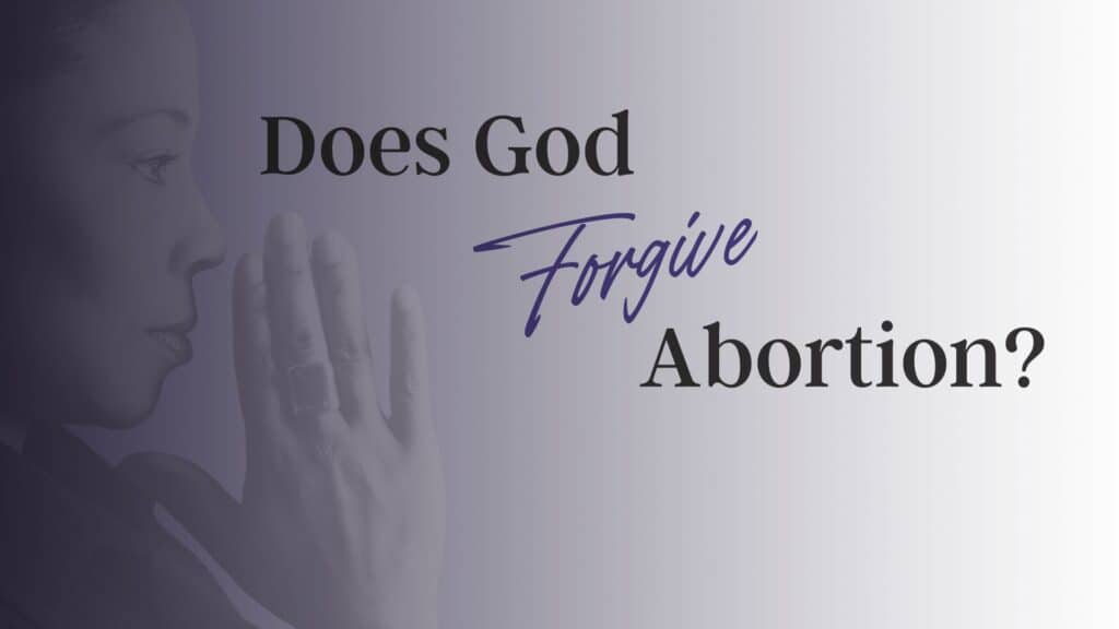 picture of woman praying asking does God forgive abortion