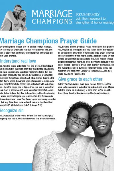 spiritual warfare prayers for marriage pdf